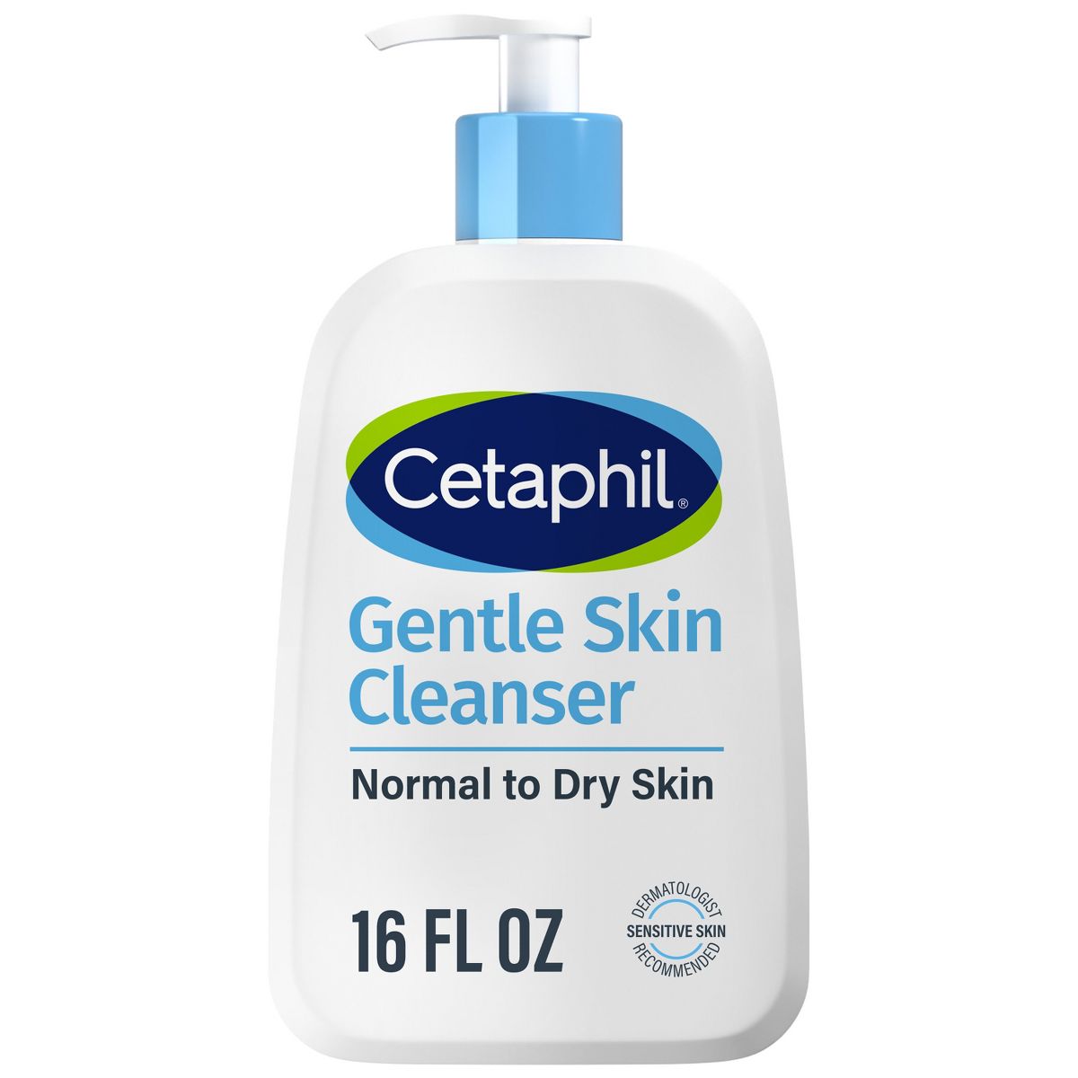 Cetaphil Gentle Face Wash Cleanser for Normal to Dry Skin - 16 fl oz