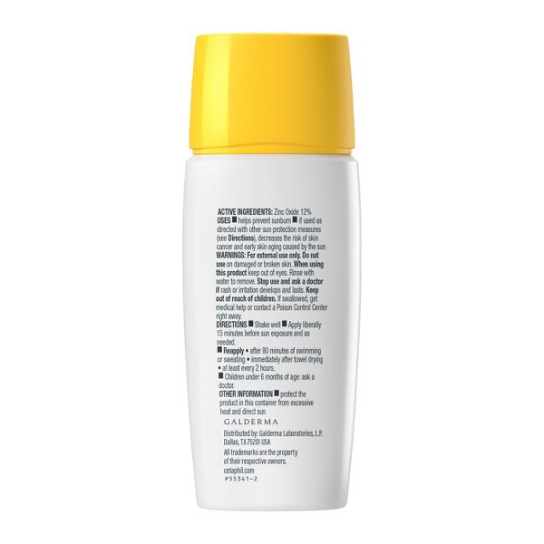 Cetaphil Sheer Mineral Face Sunscreen Moisturizer Drops Reef Safe- SPF 50 - Travel Size - 1.7 fl oz
