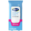 Cetaphil Gentle Skin Cleansing Cloths Makeup Remover Wipes for Face and Body - Unscented - 50ct/2pk