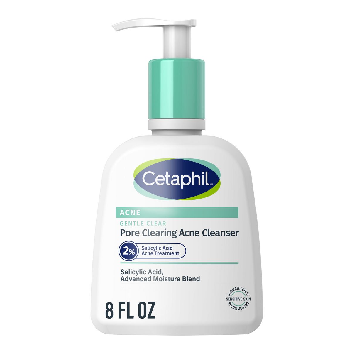 Cetaphil Gentle Clear Pore Cleansing 2% Salicylic Acid Acne Treatment Face Wash - 8 fl oz
