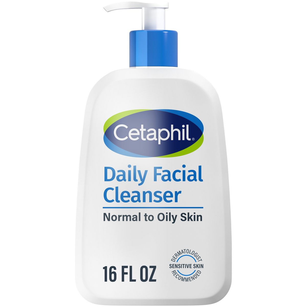 Cetaphil Daily Face Wash Cleanser for Normal to Oily Skin - 16 fl oz