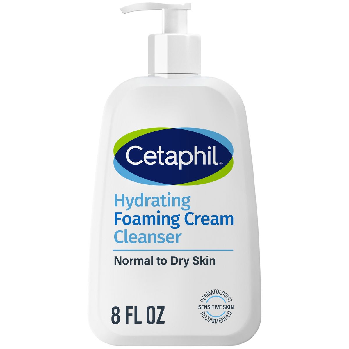 Cetaphil Hydrating Foaming Cream Facial Cleanser Face Wash with Niacinamide - 16oz