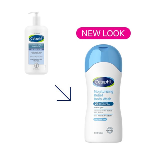 Cetaphil Moisturizing Relief Body Wash - 16.9 fl oz
