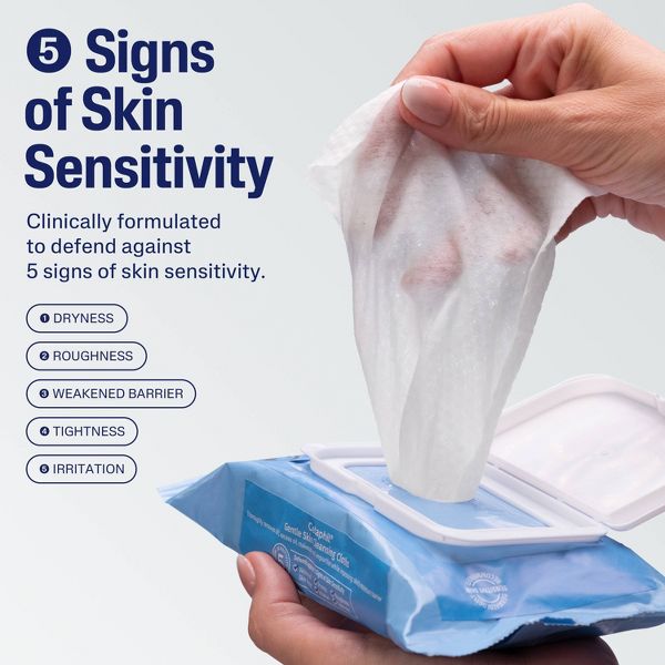 Cetaphil Gentle Skin Cleansing Cloths Makeup Remover Wipes for Face and Body - Unscented - 50ct/2pk