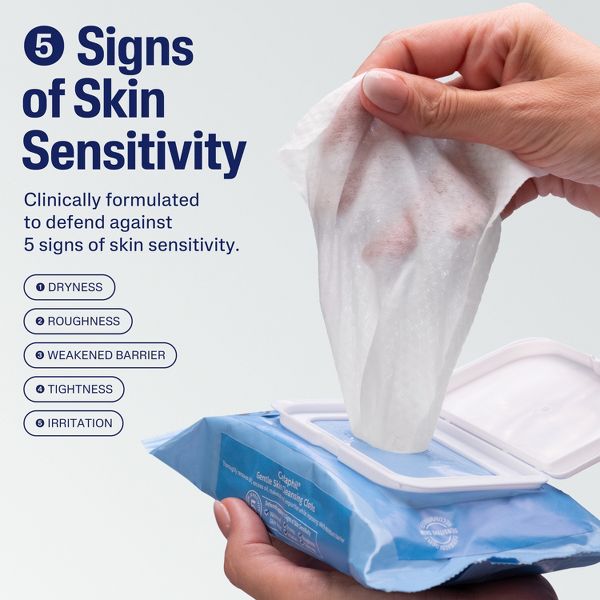 Cetaphil Gentle Skin Cleansing Cloths Makeup Remover Wipes for Face and Body - Unscented - 50ct/2pk