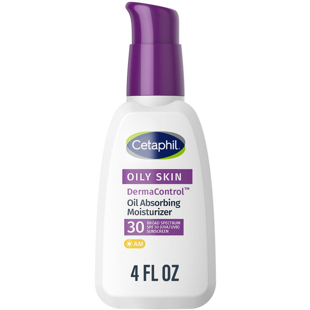 Cetaphil Dermacontrol Oil Absorbing Face Moisturizer Sunscreen Lotion - SPF 30 - 4 fl oz
