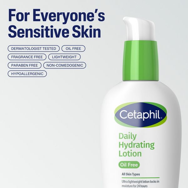 Cetaphil Hydrating Oil-Free Face Moisturizer with Hyaluronic Acid - 3 fl oz